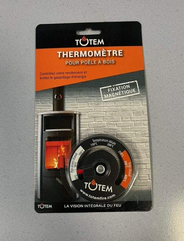 Thermomètre magnétique pour poêle