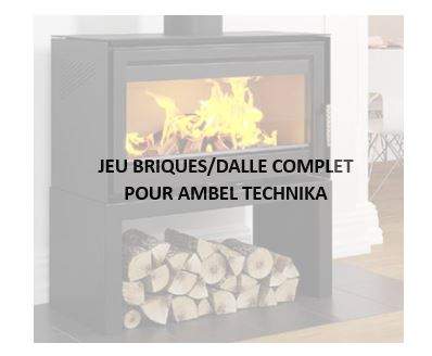 Gamme AMBEL Technika - Jeu briques/dalles CLAIRES complet