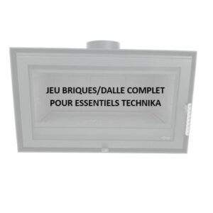 Jeu briques/dalles NOIRES complet - gamme ESSENTIELS Technika